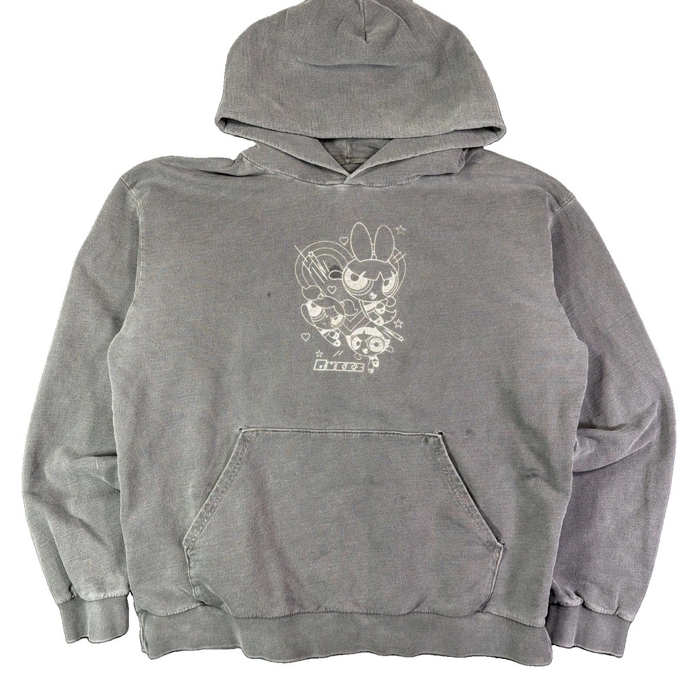 Mega Yacht Powderpuff Girls Hoodie Men's XXL Casual Parody Luxury Streetwear USA